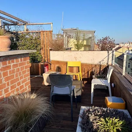 Lägenhet Elegant Rooftop With Shared Terrace And Jacuzzi Mk2